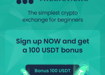 Millionero.com Exchange αποκλειστική προσφορά 100 USDT.