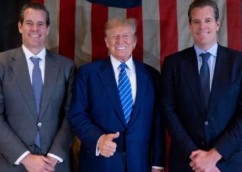 Δωρεά BTC αξίας 2 εκ δολαρίων από τους δίδυμους Winklevoss στον Τραμπ.